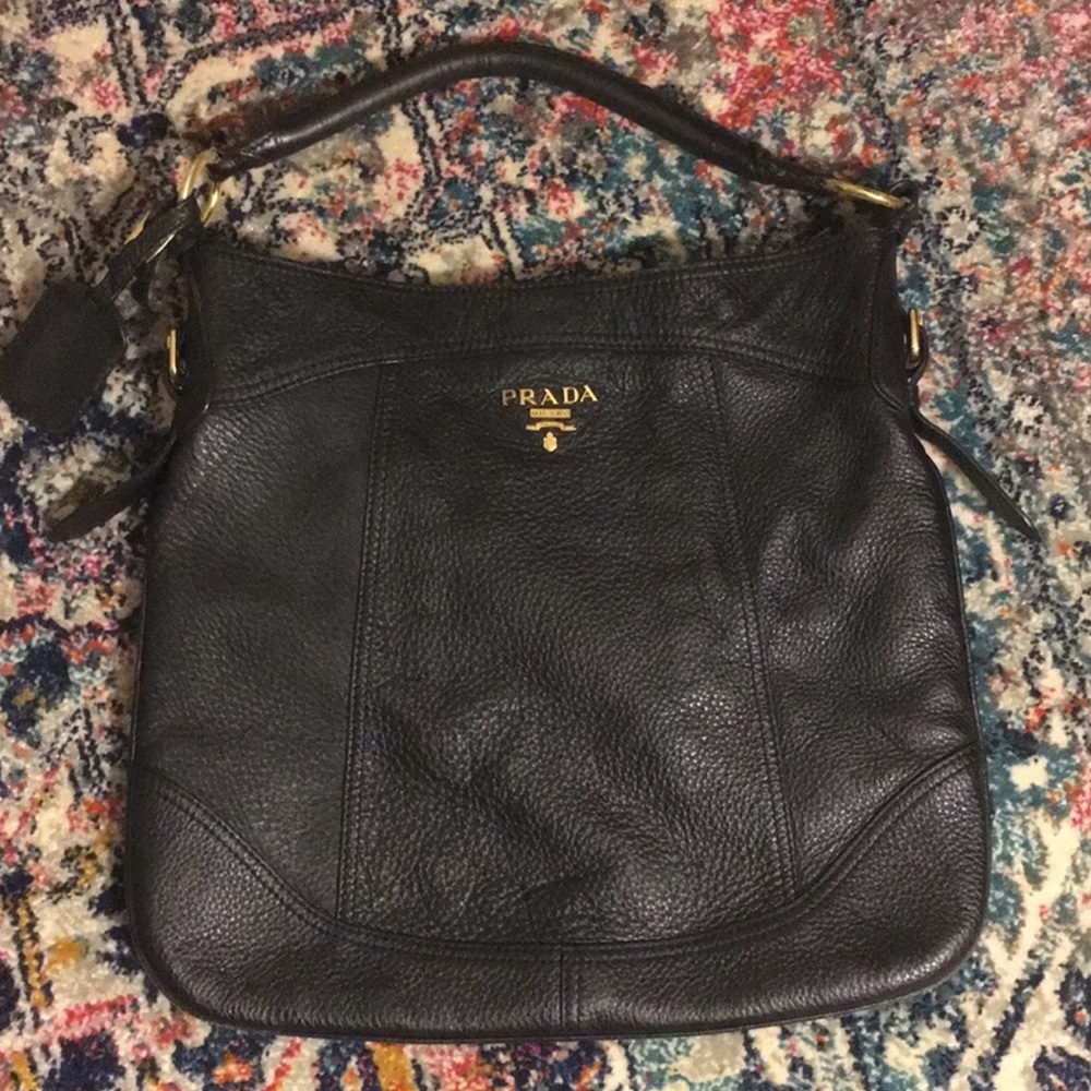 Prada Vitello Daino Hobo